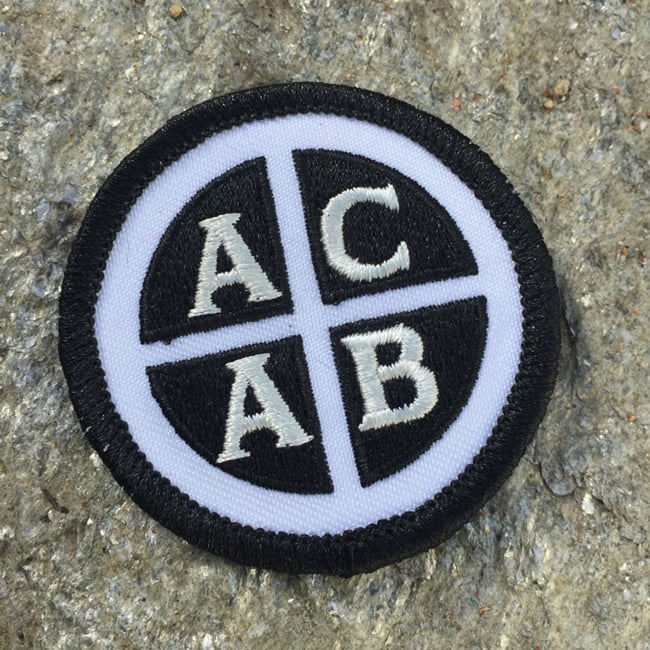 Seven 13 Productions — Embroidered ACAB Iron On Patch