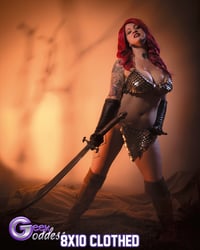Image 2 of Jessica Nova 8x10 from set 'Crimson Warrior'
