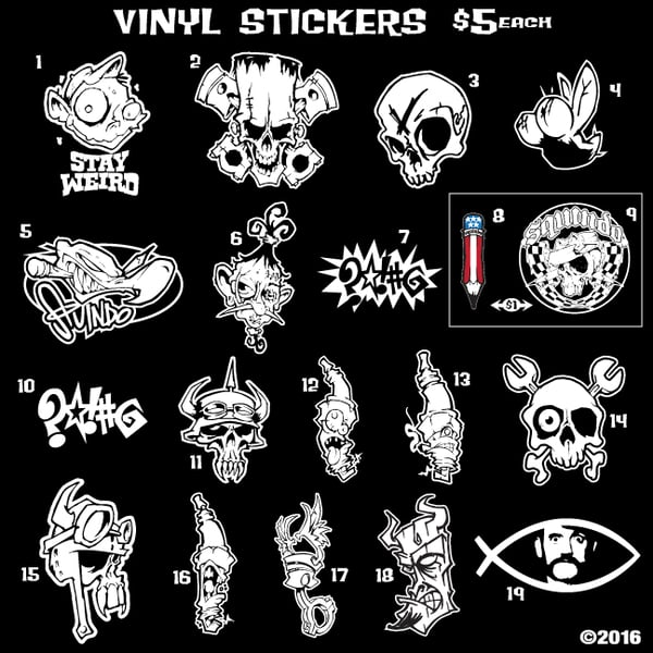 Image of Vinyl Stickers