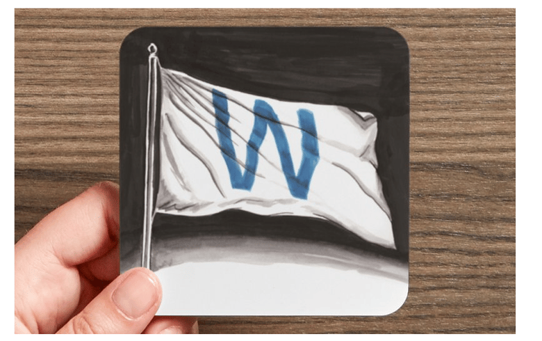 Image of Fly the W Flag Coaster