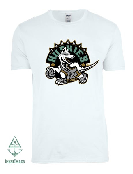 Image of Custom Toronto Huskies Ink and Timber T-Shirt