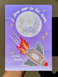 Image 1 of To the Moon card