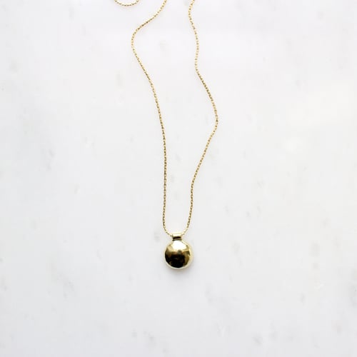 Image of Small Brass Bump Necklace