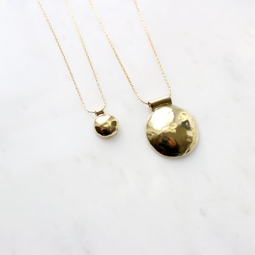 Image of Large Brass Bump Necklace