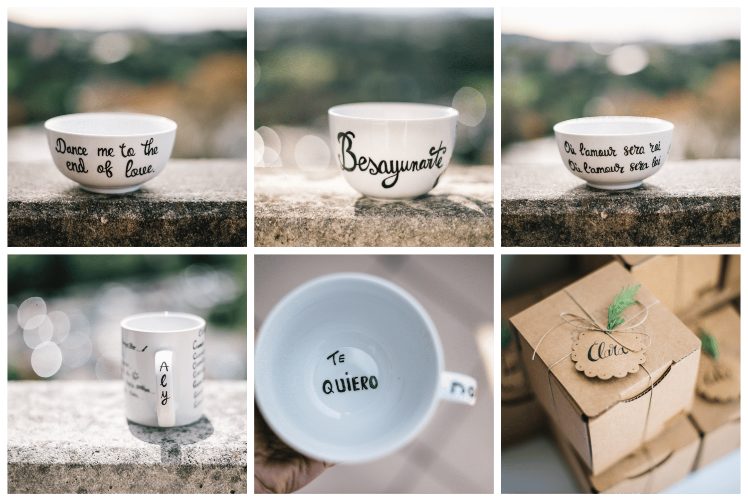 Image of Taza, tazón o bol personalizado con frase