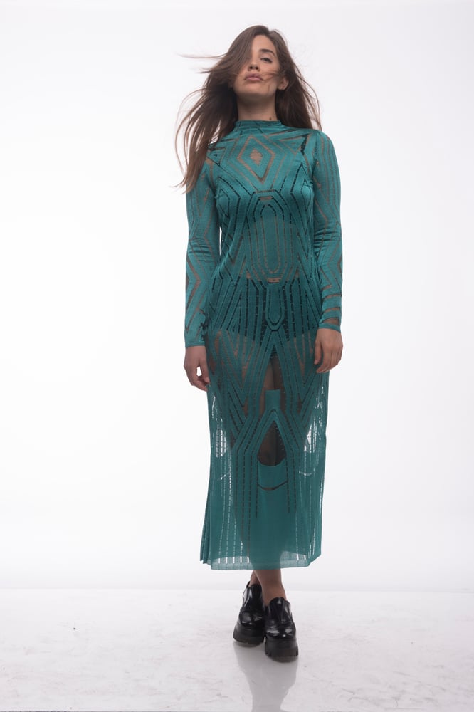 Image of 70's Lace Cicktail Dress