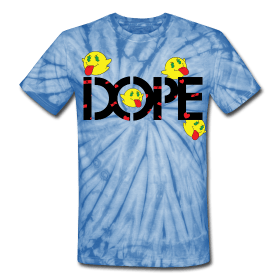 Image of DOPE tye dye (Unisex) blue