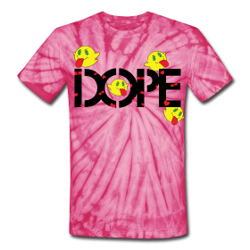 Image of DOPE tye dye (Unisex) pink