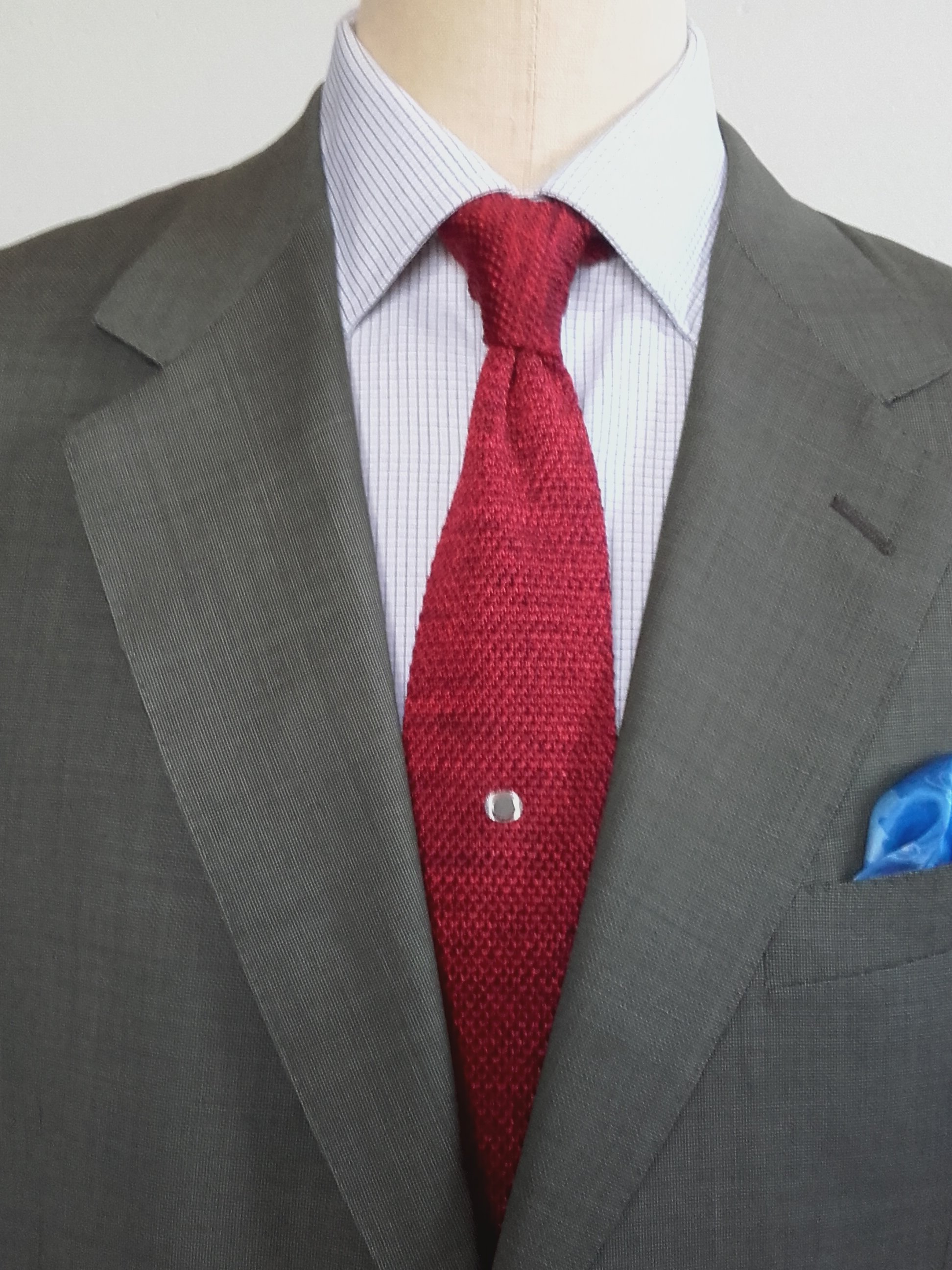 Metaline Silver Color Tie Tack Flute & Rye