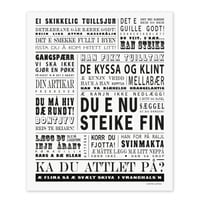 Bodø/Salten postkort "Du e nu steike fin"