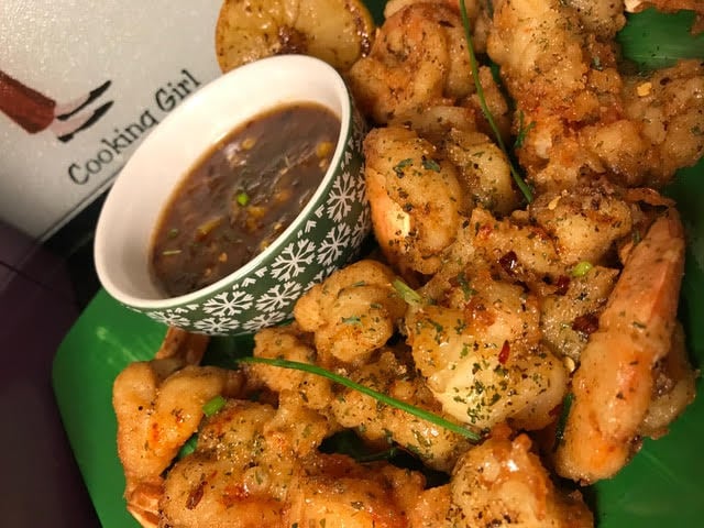 Image of Chili Pepper Shrimp  w/Spicy Mango Salsa