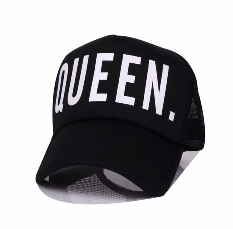 Image of GPA Black & White Queen Trucker Cap