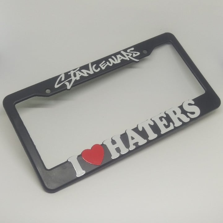 Image of I Heart Haters Plate Frame