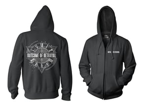 Image of Outcome of Betrayal Zip up Hoodie