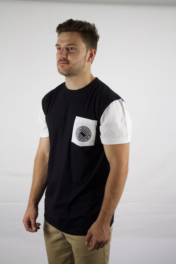 Image of Contrast Tee Black/White