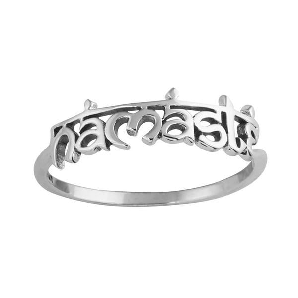 Image of Sterling Silver Namaste Ring