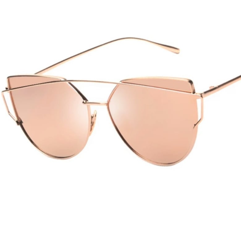 Image of GPA Rose Gold Refective Shades