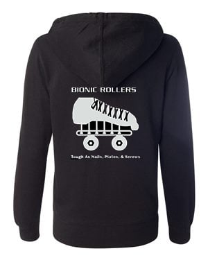 Bionic Rollers - Ladies Sized Hoodie