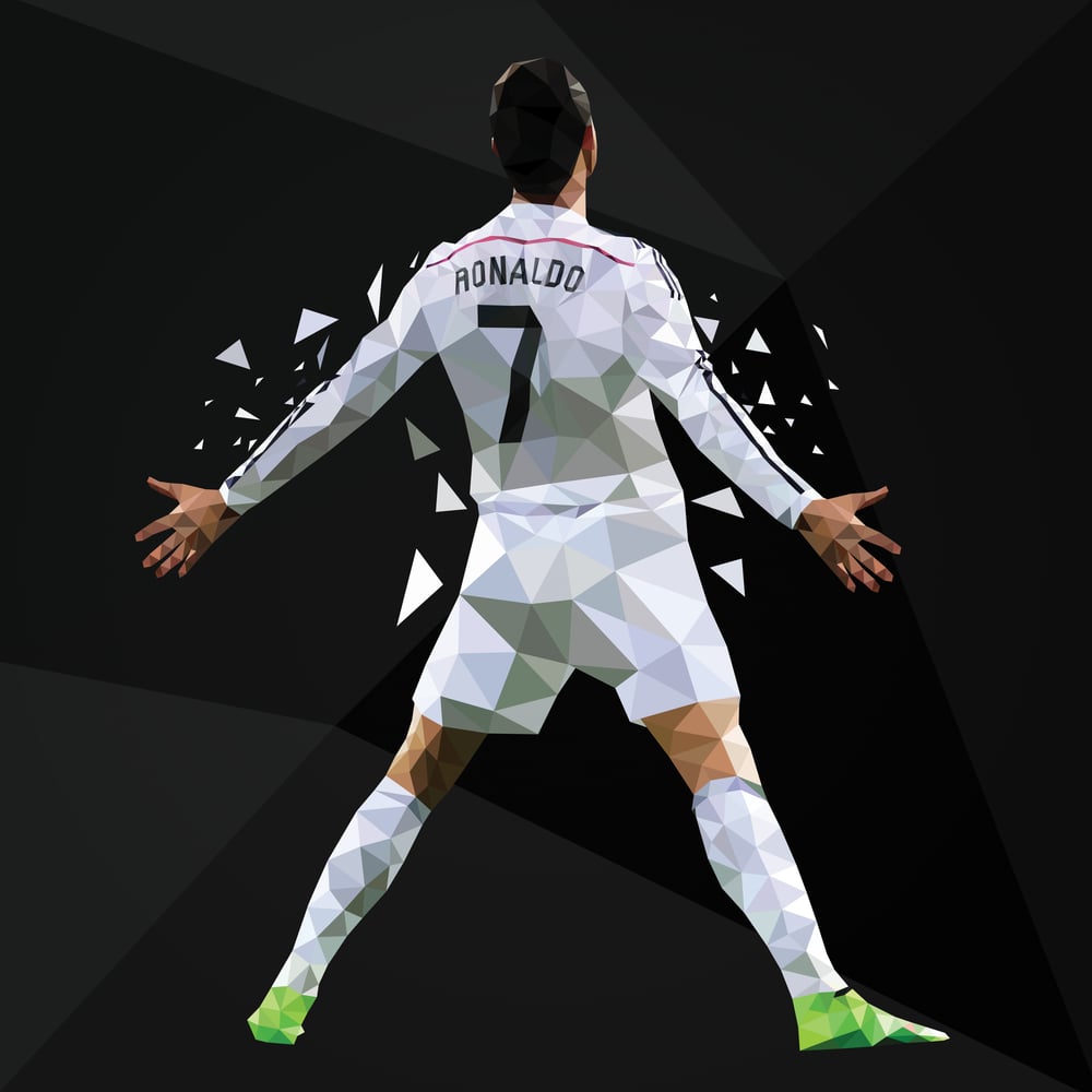 Image of Ronaldo Celebration - Real Madrid