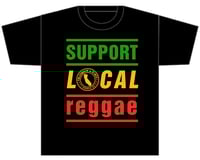 Support Local Reggae Classic Black Shirt