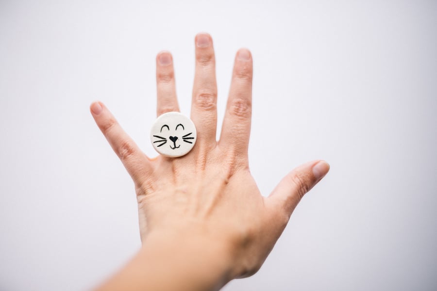 Image of Anillo de Cerámica Gatete