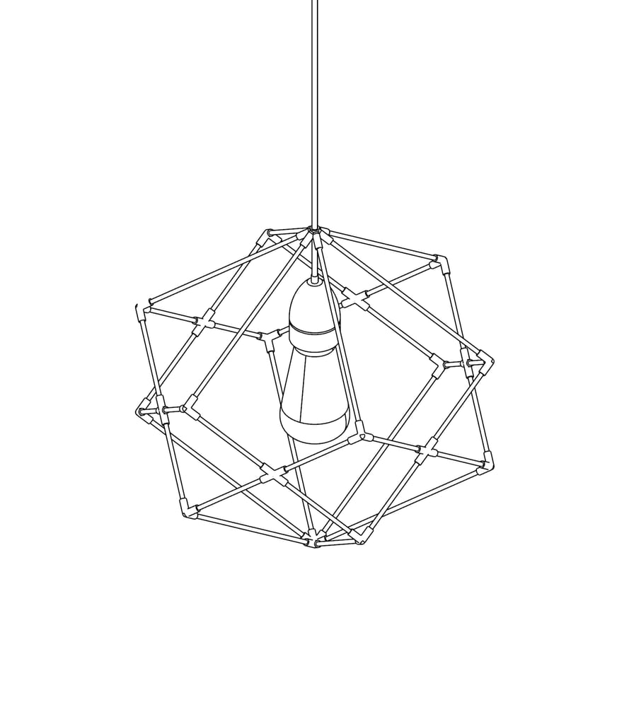 Image of WIREFRAME LAMP 04