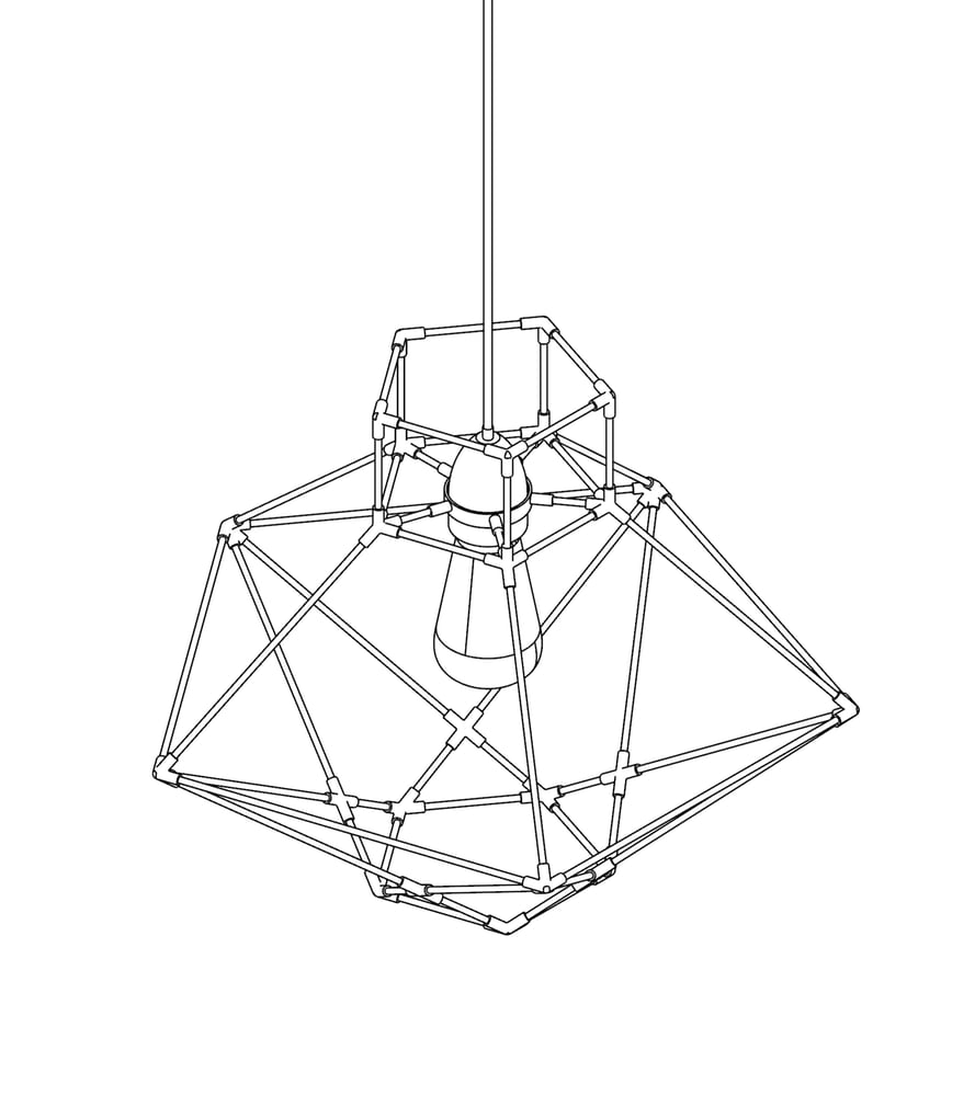 Image of WIREFRAME LAMP 06