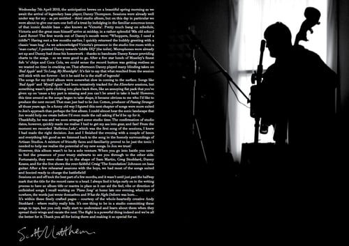 Image of Scott Matthews - What the Night Delivers - Limited Edition companion Book