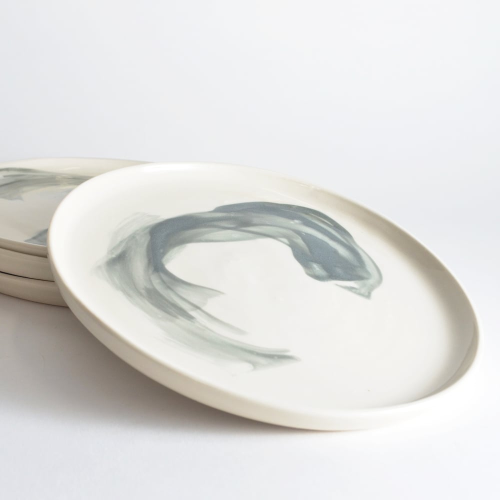 Image of set of 4 dinner plates