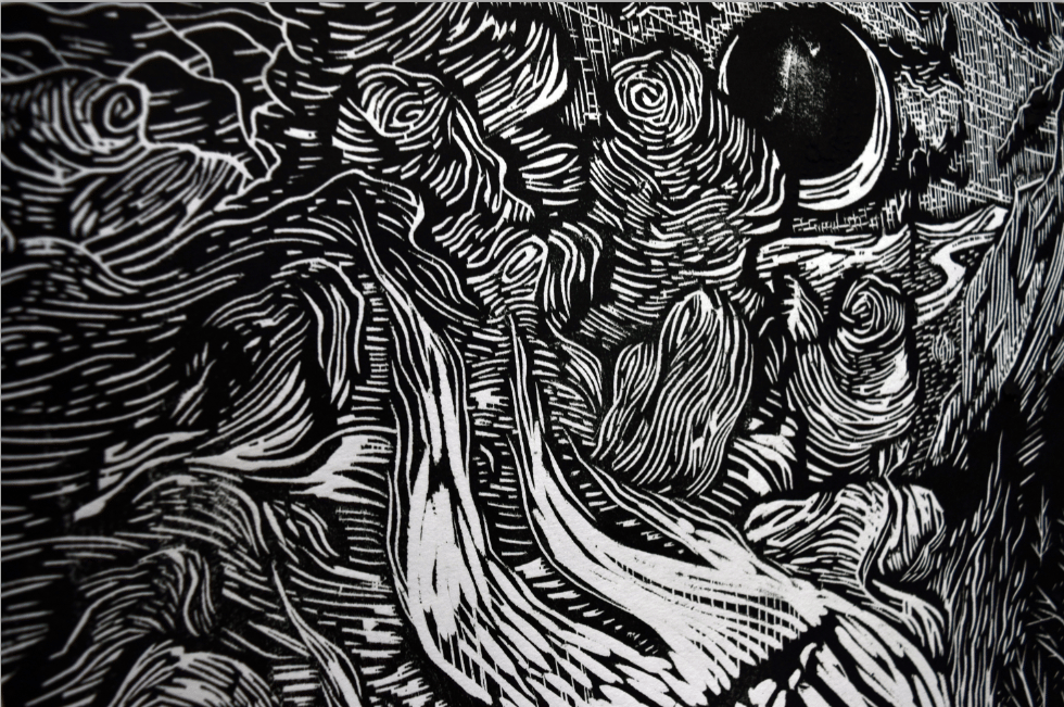 Image of "Resilience": Large Woodcut