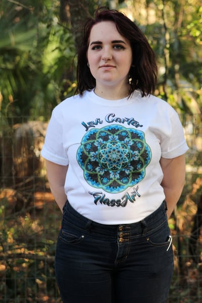 Image of White Levi Carter Glass Art T-Shirt