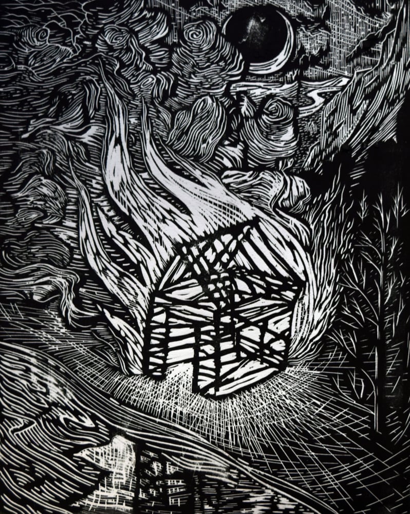 Image of "Resilience": Large Woodcut