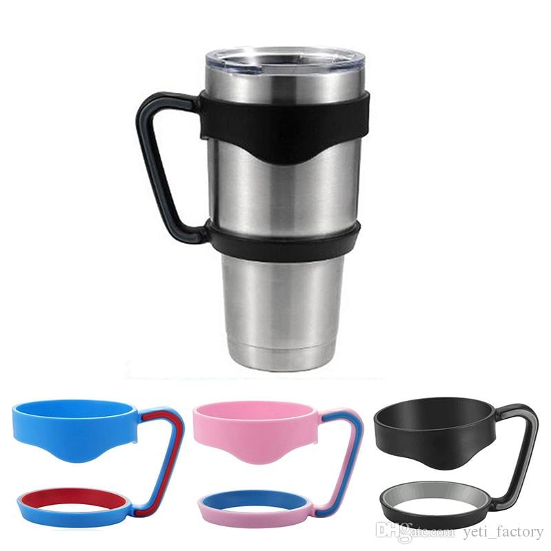 Portable Anti-Slip Tumbler Holder Cup Handle with Double Rings for Yeti  30oz Cups Travel Water Mugs - AliExpress