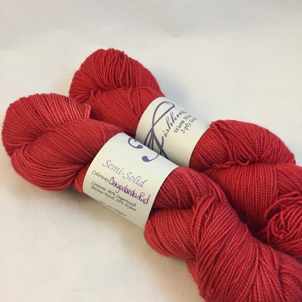Image of Canyonlands Red: Superwash Warm Heart Fingering