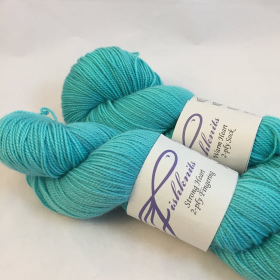 Image of Canyonlands Blue: Superwash Warm Heart and Strong Heart Fingering
