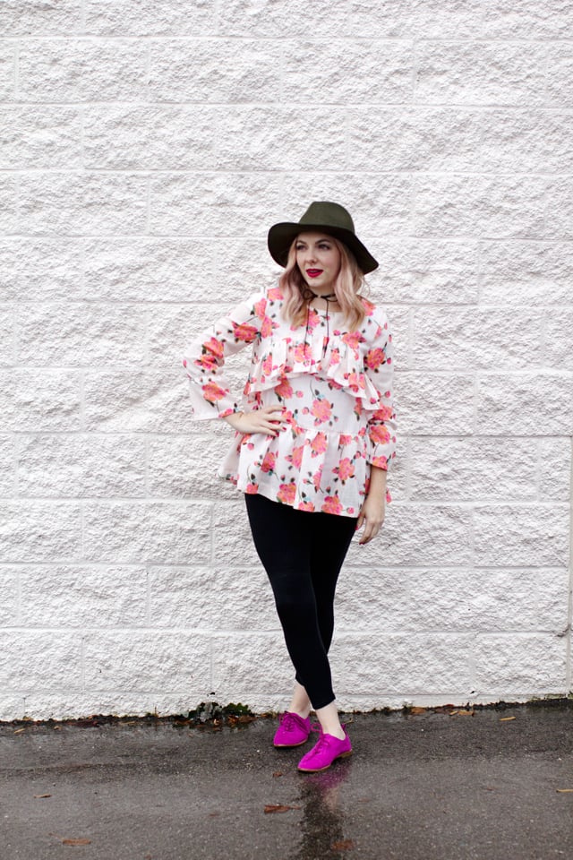 Image of the FLORA blouse PDF pattern