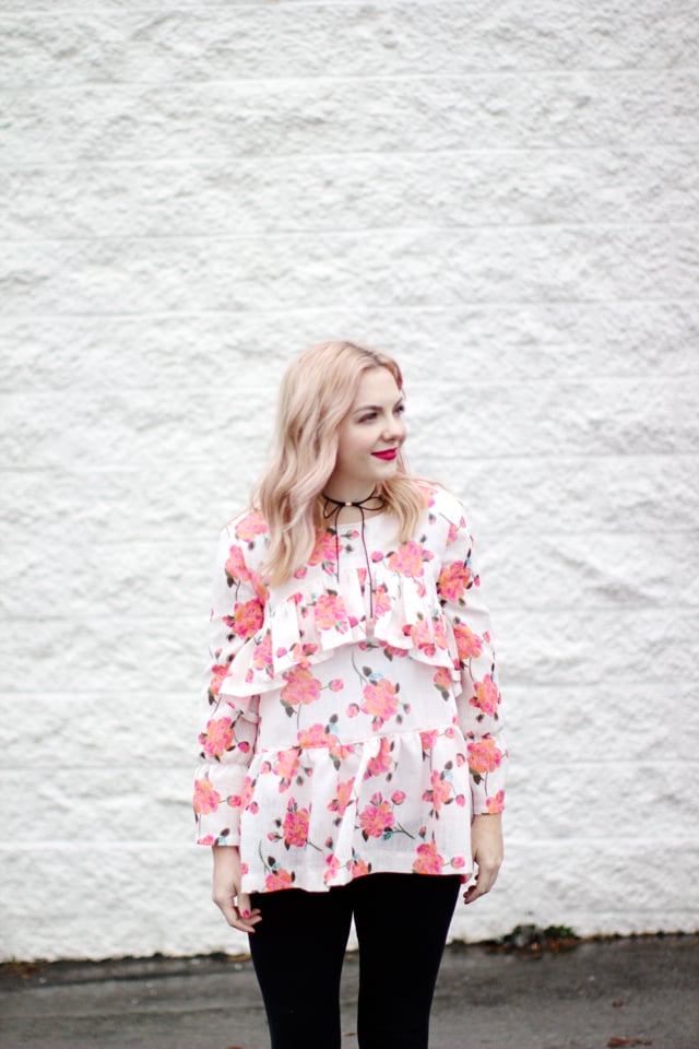 Image of the FLORA blouse PDF pattern