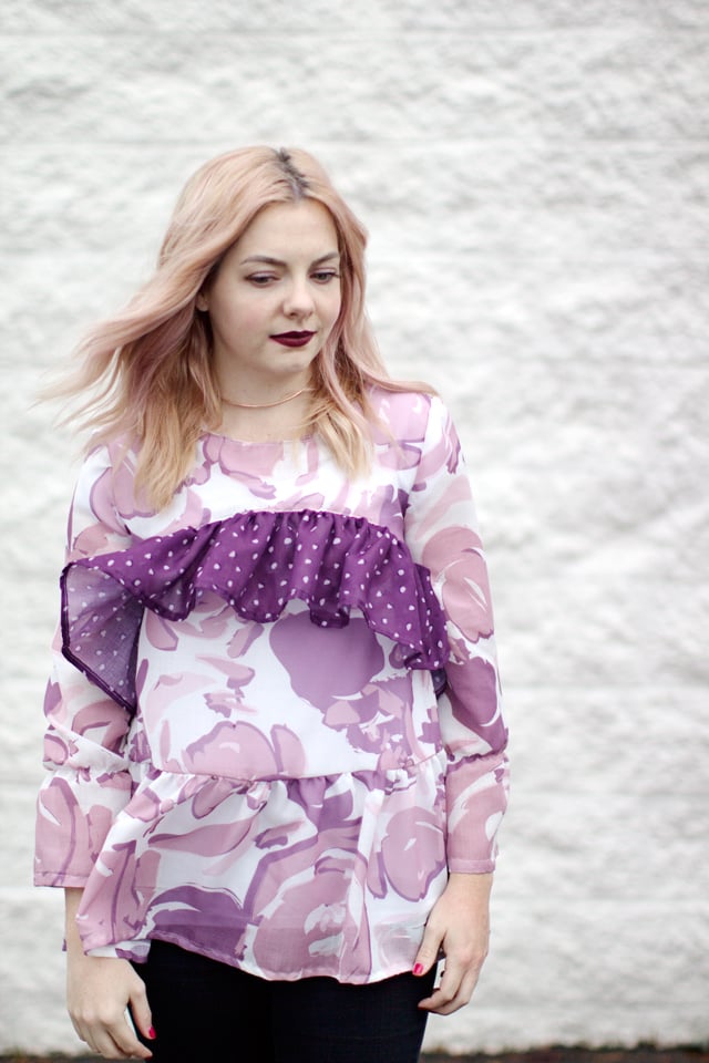 Image of the FLORA blouse PDF pattern