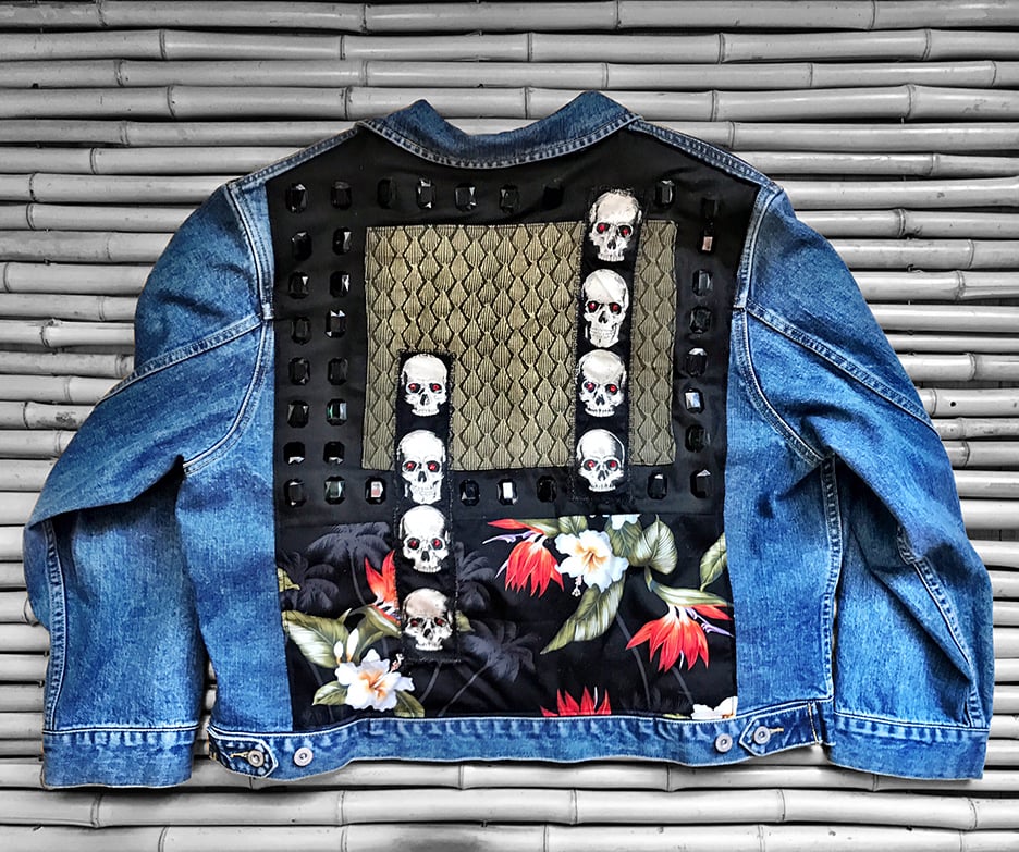 Image of BLACK DIAMOND DENIM JACKET