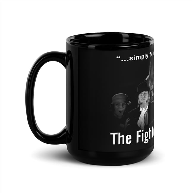 Fighter With No Eyes-Audience-Black Glossy Mug