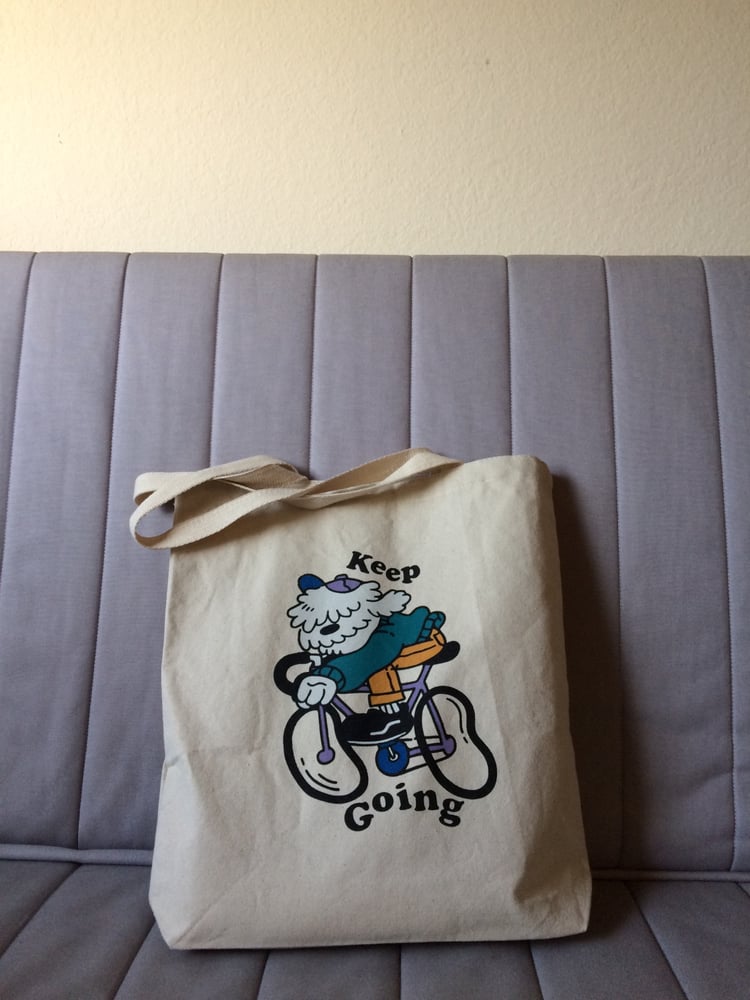 Image of Keep Going tote bag