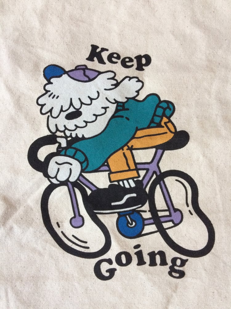 Image of Keep Going tote bag