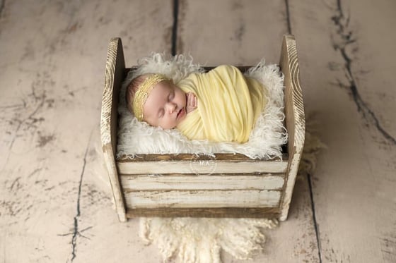 Image of Yellow mohair headband