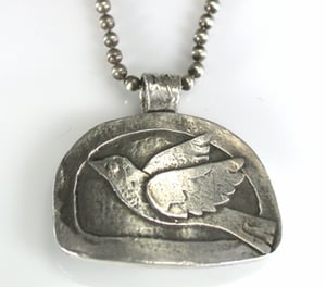 Image of Dove pendant with ball chain