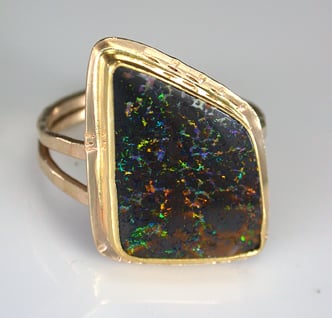 Image of Asymmetrical Opal Ring