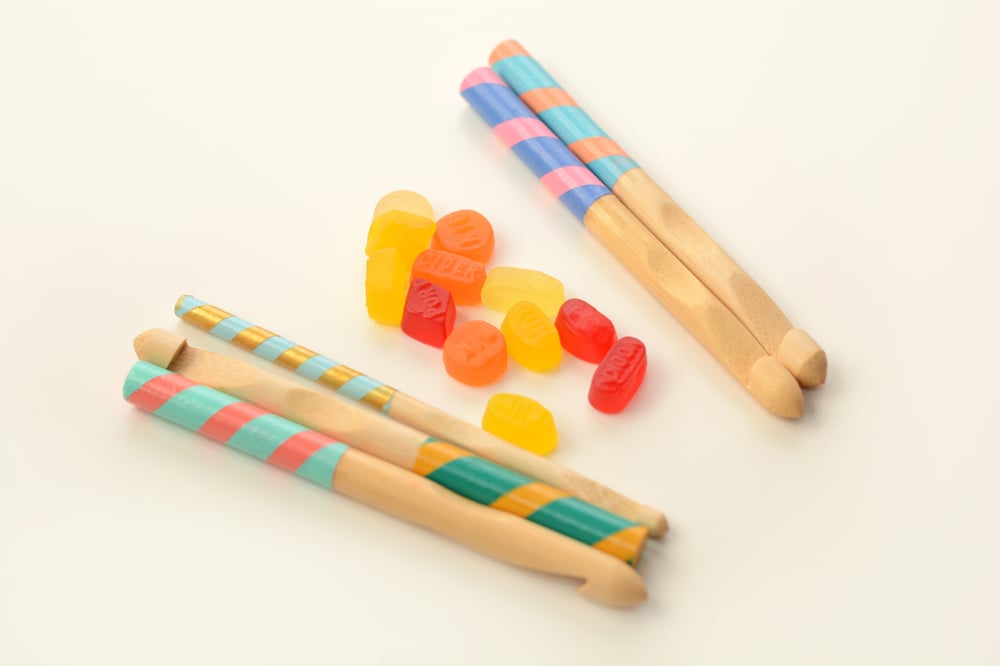 Image of "Fiesta" crochet needles