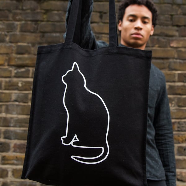 Image of Limited Edition Cat Heavy Duty Tote Bag