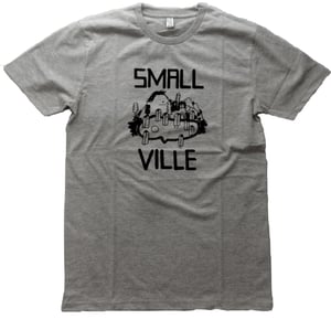 Image of Smallville T-Shirt Logo - heather grey/ black