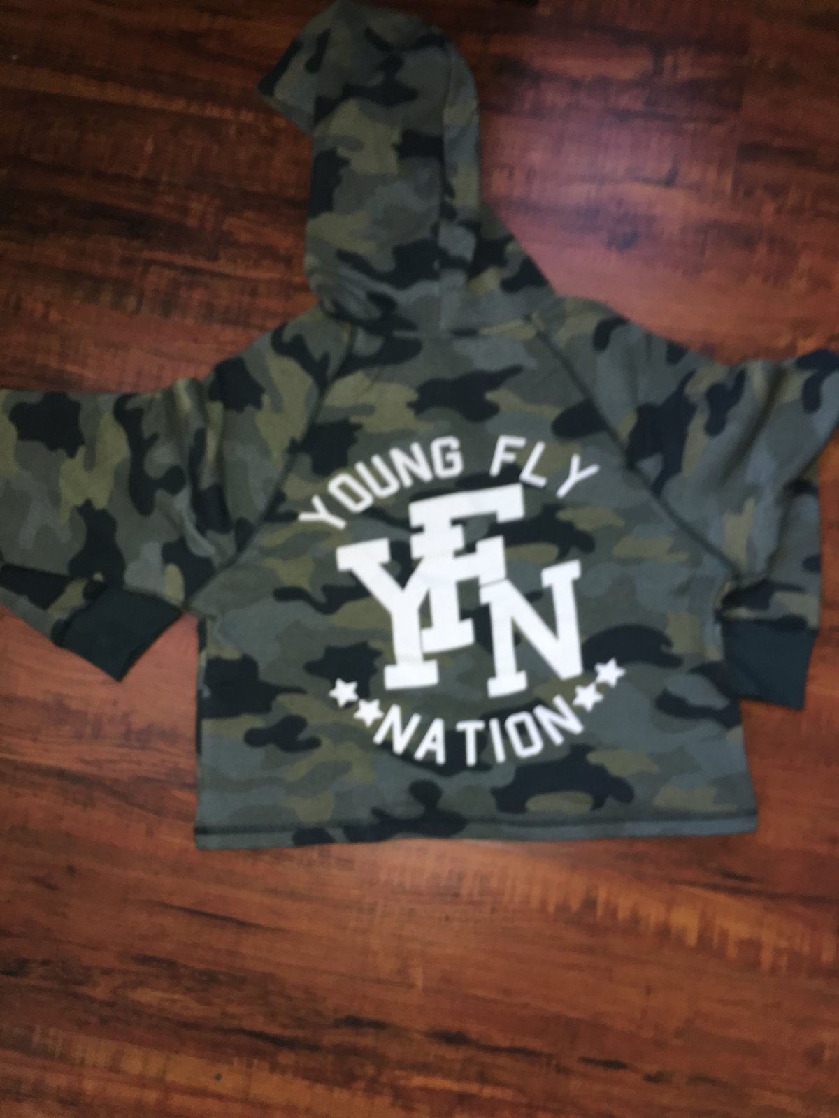 army fatigue crop top