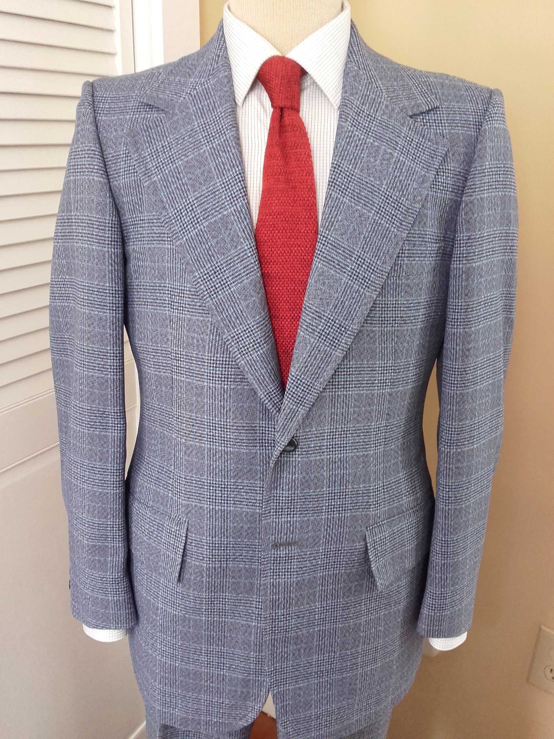 Vintage (1968-1976) 40R Glen Plaid Suit | Flute & Rye